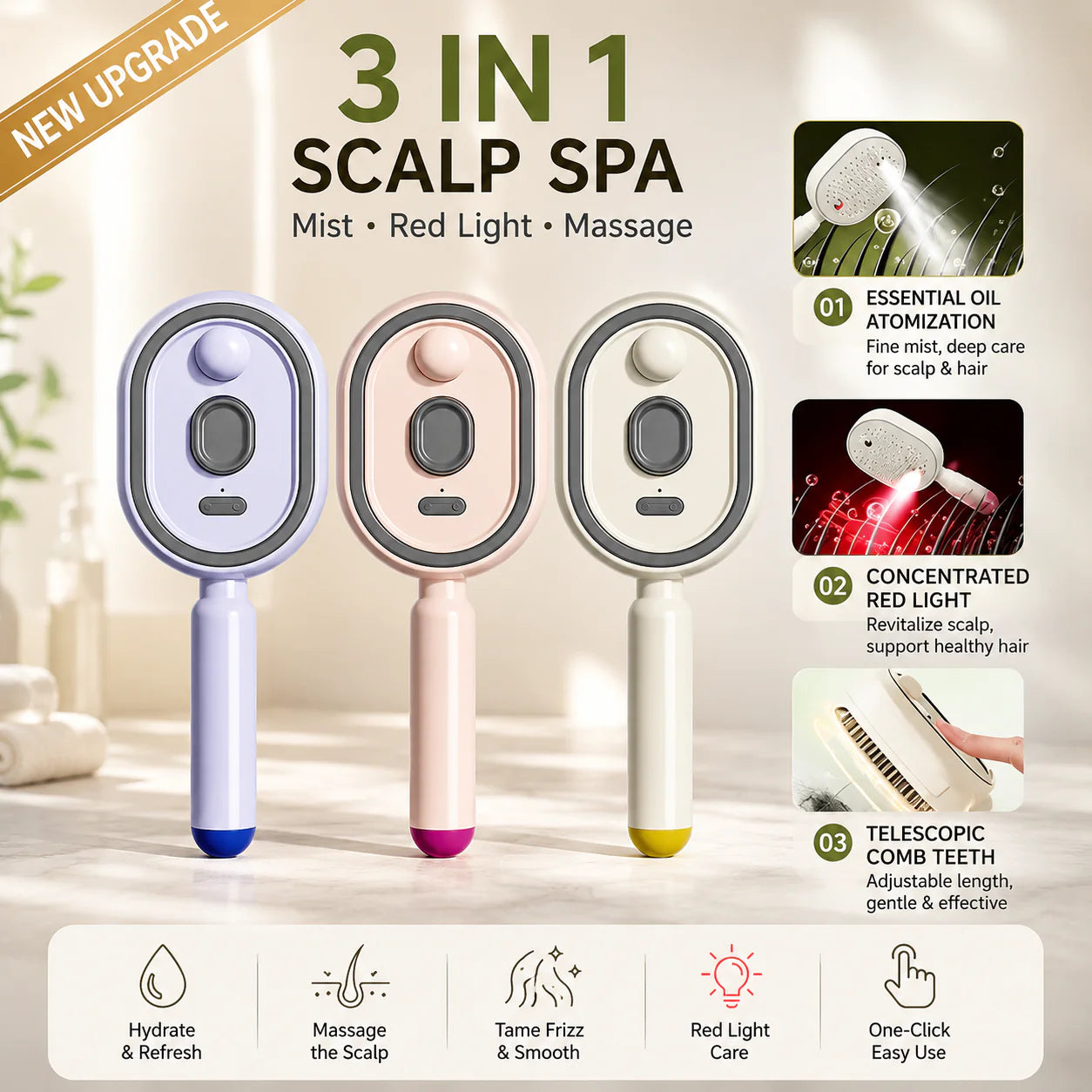 Multifunctional Spray Comb